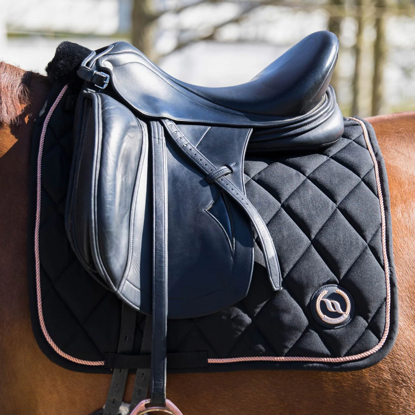 Back on Track Haze Collection Dressage Saddle Pad - Image 9