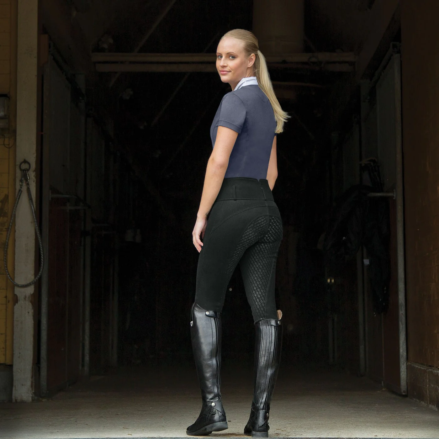 Horze Daniela Silicone Full Seat Breech - Image 4