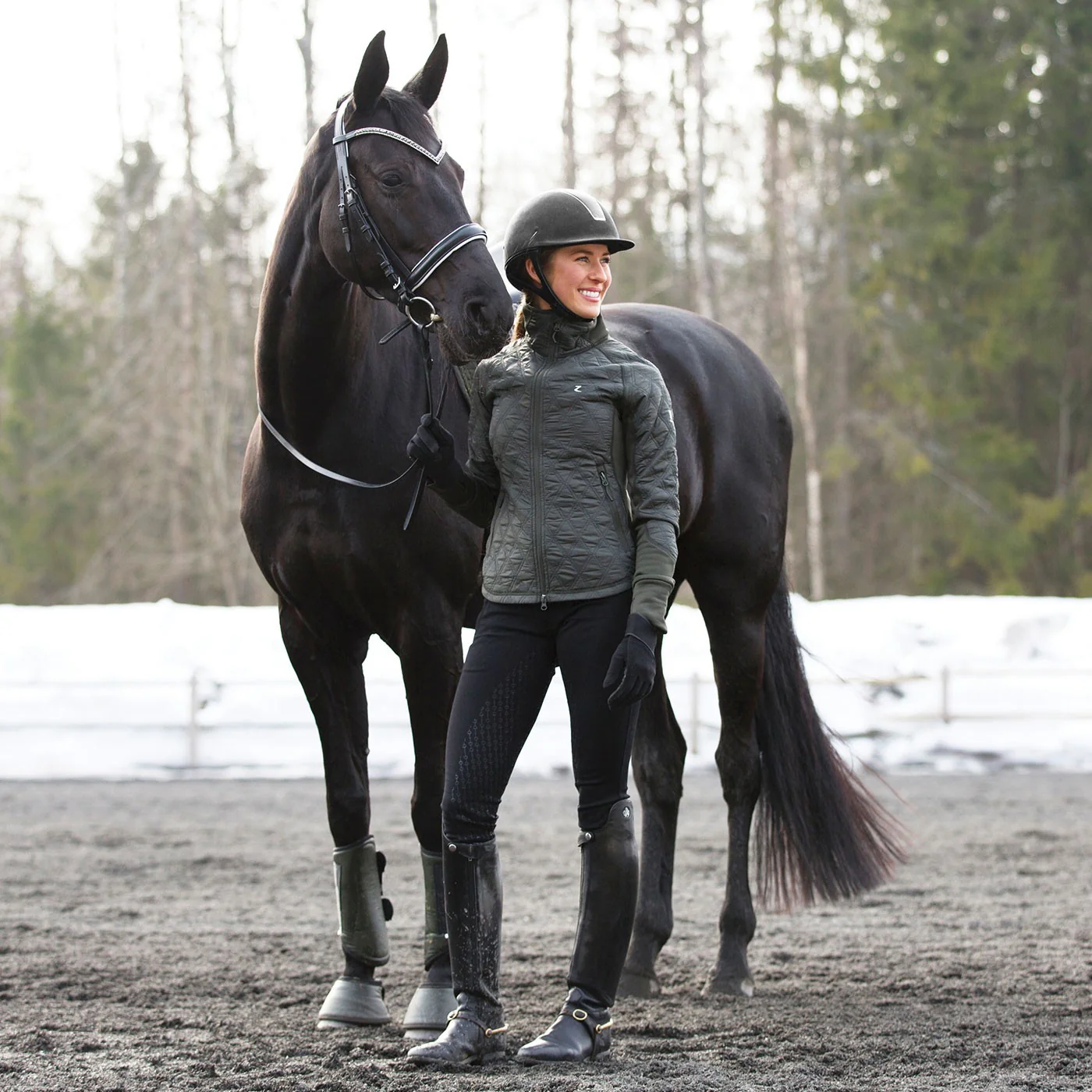 Horze Daniela Silicone Full Seat Breech - Image 5