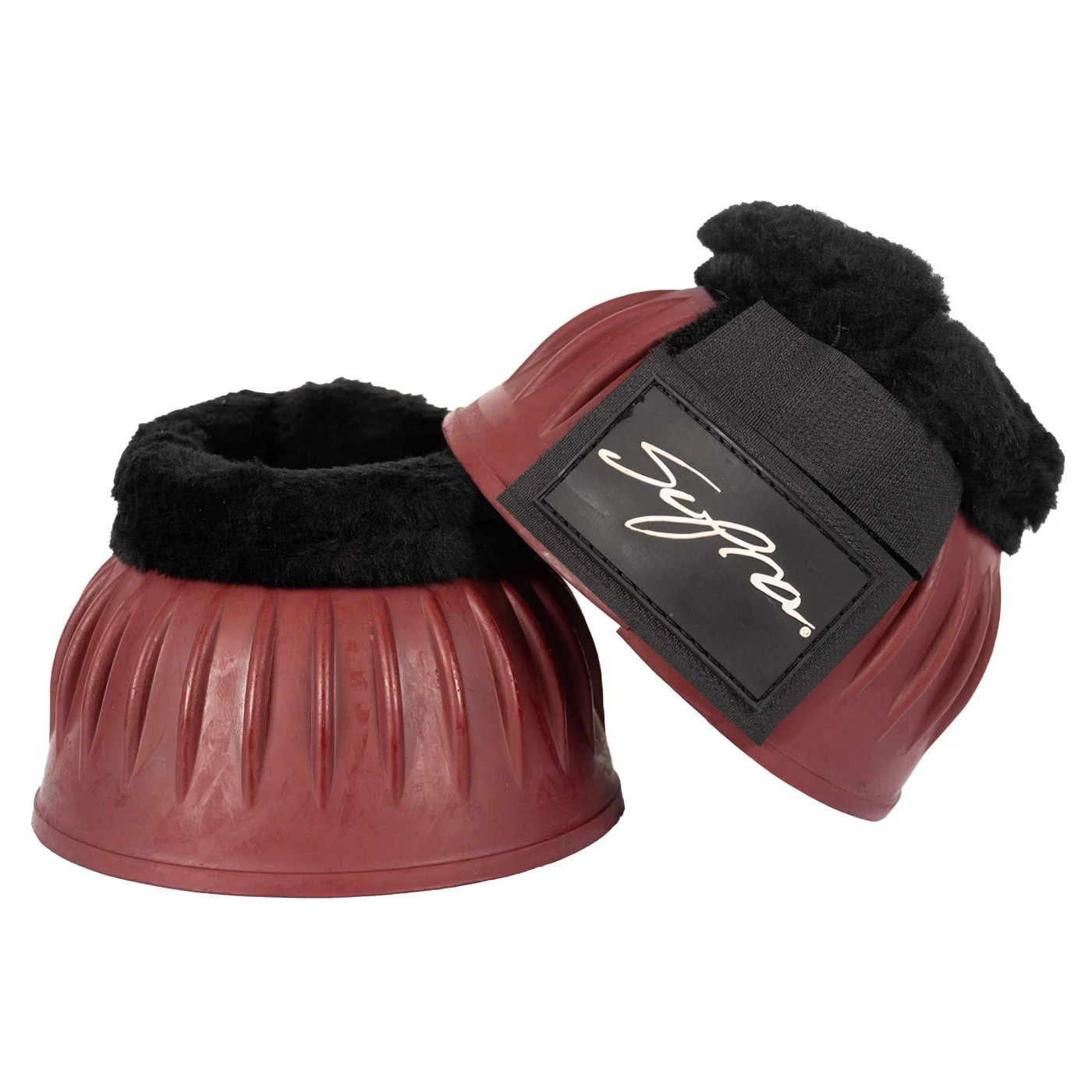 Supra 210 Fur Topped Ribbed Bell Boots W/ Velcro - Image 3